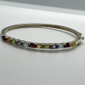 925 Sterling Silver Spinel Bracelet