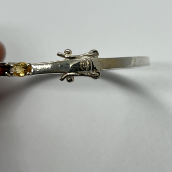 925 Sterling Silver Spinel Bracelet