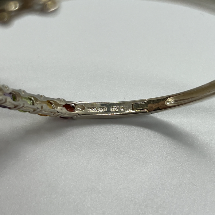 925 Sterling Silver Spinel Bracelet