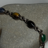 925 Sterling Silver Agate Bracelet