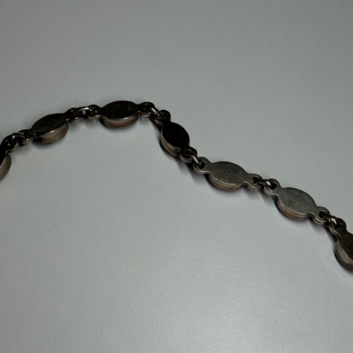 925 Sterling Silver Agate Bracelet