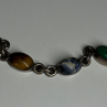 925 Sterling Silver Agate Bracelet