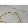 14K Yellow Gold Double Bracelet 13.7 In