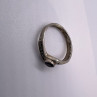 925 Sterling Silver Amethyst & Marcasite Ring Size 5.5