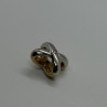 14K Yellow AND White Gold Pendant Lenght 17.3 mm