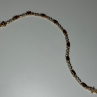 925 Sterling Silver Gold Plated Garnet Bracelet