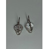 925 Sterling Silver Moon Stone Earrings Length 22 Mm