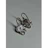 925 Sterling Silver Moon Stone Earrings Length 22 Mm