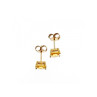 10K YELLOW GOLD HELIODOR EARRINGS & PENDANT