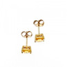 10K Yellow Gold Heliodor Earrings & Pendant