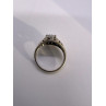 925 Sterling Silver & CZ Kbn Ring Size 4.5