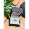 925 Sterling Silver Blue Spinel Classic Ring Size 8