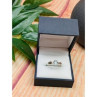 925 Sterling Silver Blue Spinel Classic Ring Size 8