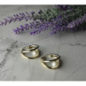 925 Sterling Silver Pearls Earrings Italy
