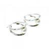 925 Sterling Silver Pearls Earrings Italy