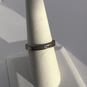 925 Sterling Silver & CZ Ring Size 7