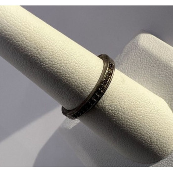 925 Sterling Silver & CZ Ring Size 7