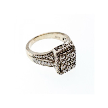925 Sterling Silver CZ Ring Size 7