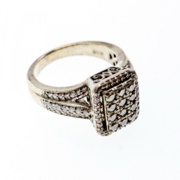 925 Sterling Silver CZ Ring Size 7