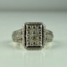 925 Sterling Silver CZ Ring Size 7