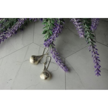 925 Sterling Silver Pearls Earrings Italy