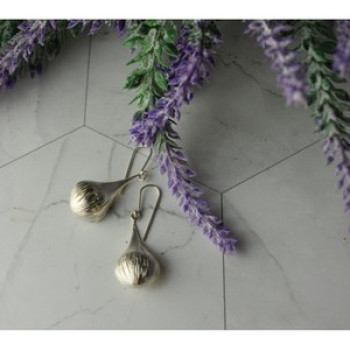925 Sterling Silver Pearls Earrings Italy