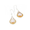 925 Sterling Silver Pearls Earrings Italy