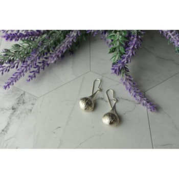 925 Sterling Silver Pearls Earrings Italy