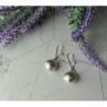 925 Sterling Silver Pearls Earrings Italy