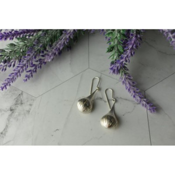 925 Sterling Silver Pearls Earrings Italy