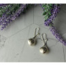 925 Sterling Silver Pearls Earrings Italy