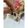 925 Sterling Silver Garnet Earrings