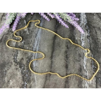 925 Sterling Silver Gold Plated Chain Milor Italy 30.3 In