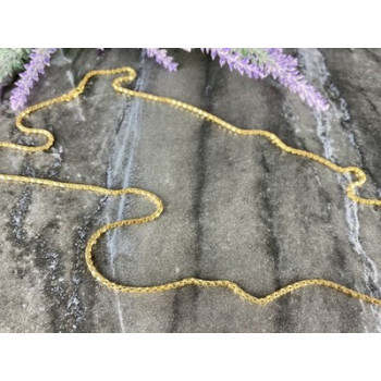 925 Sterling Silver Gold Plated Chain Milor Italy 30.3 In