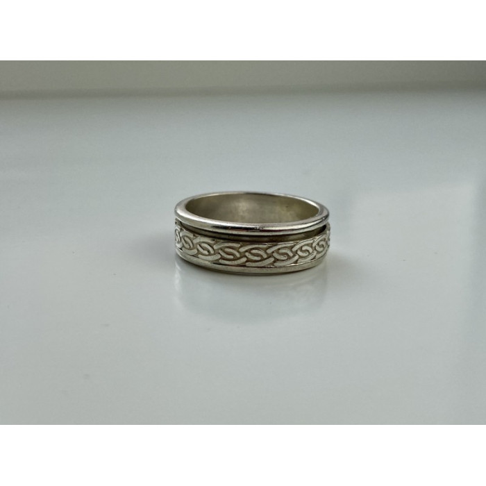 925 Sterling Silver Spinner Men's Ring Size 12