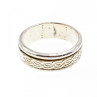 925 Sterling Silver Spinner Men'S Ring Size 12