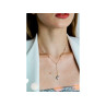 10K YELLOW GOLD DIAMONDS HEART NECKLACE