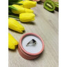 925 Sterling Silver Black Spinel Ring Size 7