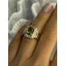 925 Sterling Silver Peridot Ring Size 6