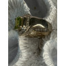 925 Sterling Silver Peridot Ring Size 6