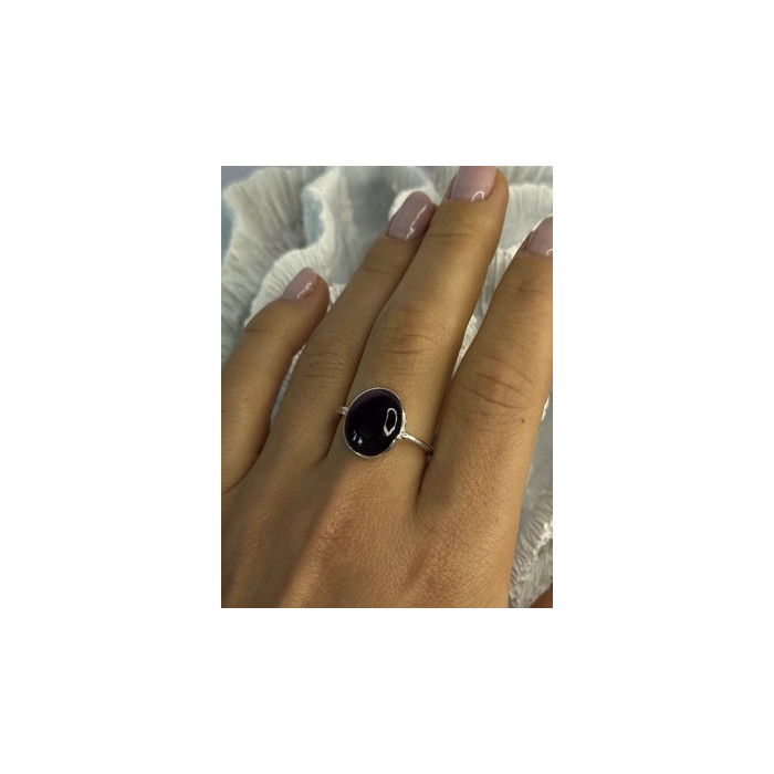 Vintage 925 Sterling Silver Amethyst Ring Size 7