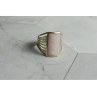 925 STERLING SILVER PINK MOTHER OF PEARL RING SIZE 8