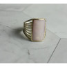 925 Sterling Silver Pink Mother OF Pearl Ring Size 8