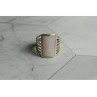 925 STERLING SILVER PINK MOTHER OF PEARL RING SIZE 8