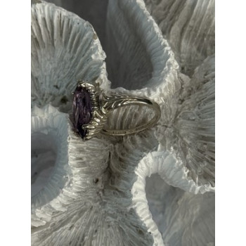 Kabana 925 Sterling Silver Amethyst Ring Size 5