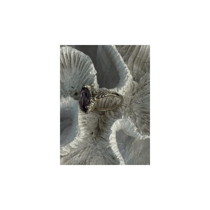 Kabana 925 Sterling Silver Amethyst Ring Size 5