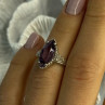 Kabana 925 Sterling Silver Amethyst Ring Size 5