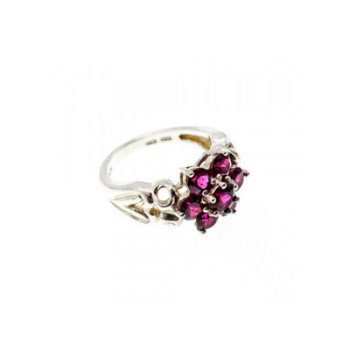925 Sterling Silver Pink Spinel 