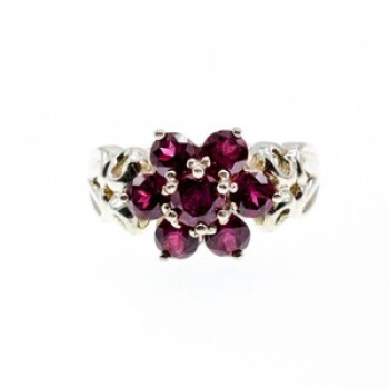 925 Sterling Silver Pink Spinel 