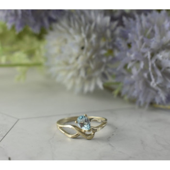 Vintage 925 Sterling Silver Blue Spinel Ring Size 8